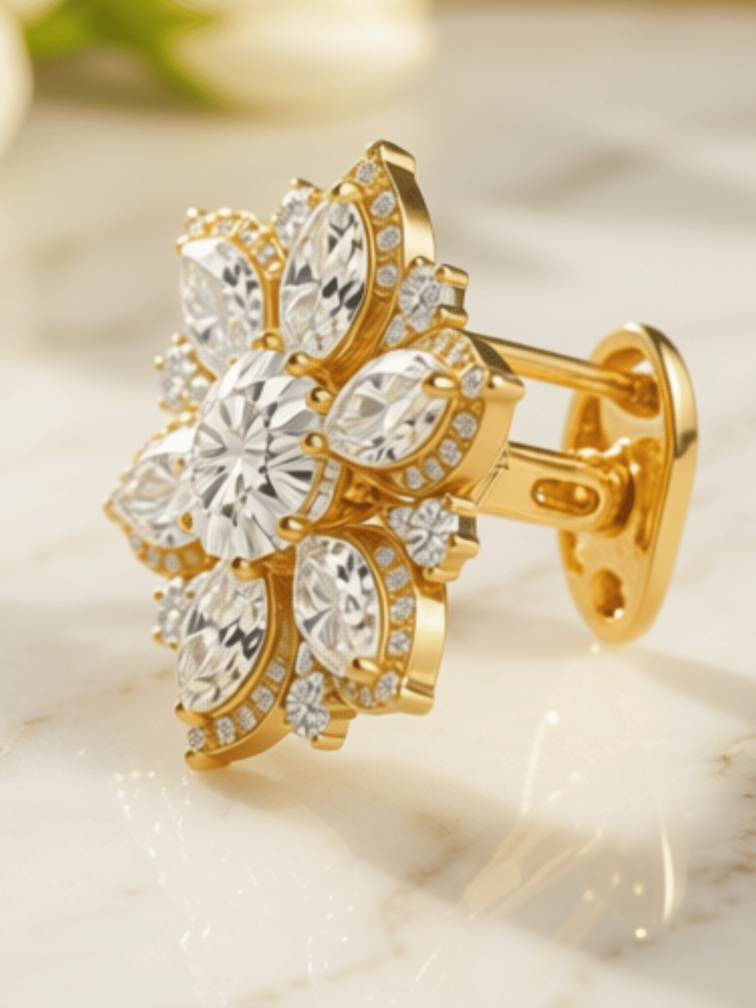 Royal Blossom Earrings - Image 3