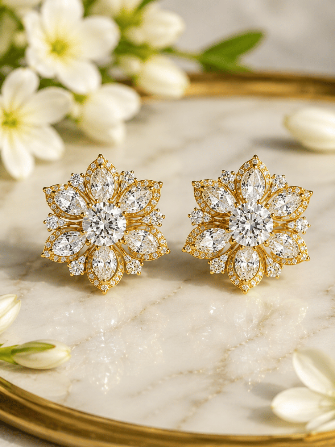 Royal Blossom Earrings - Image 2